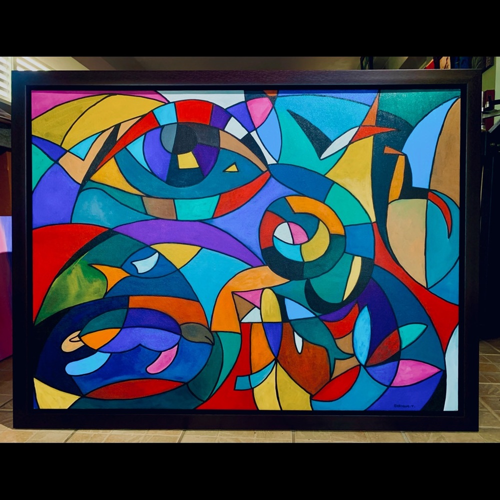 Original paint 36”x48” G. Serra